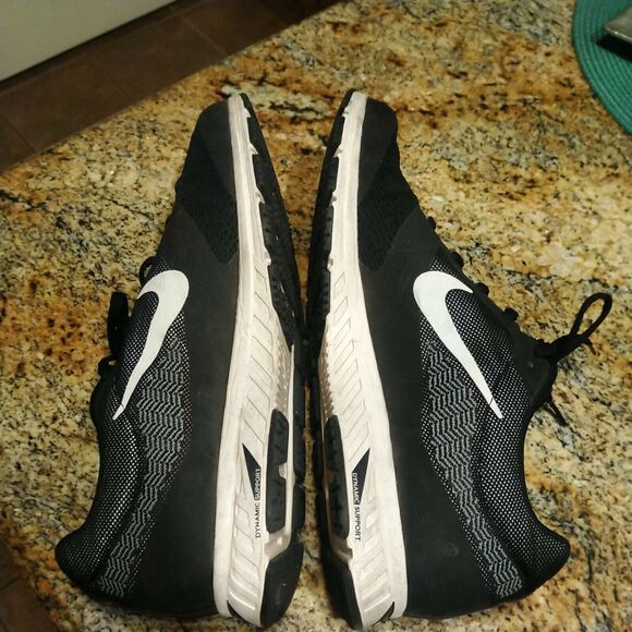 Nike Air Zoom Fly 2 (707606-001) Athletic Running Shoes Men\'s Sz 13 Black White main image 5